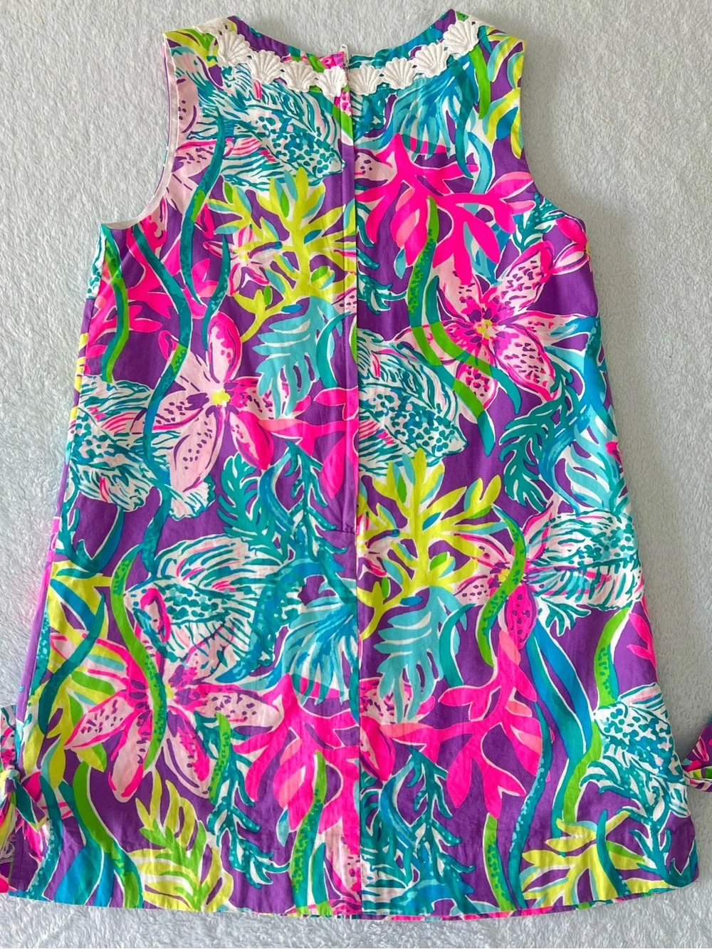 Lilly Pulitzer Shift dress party all the tide Girl size 7